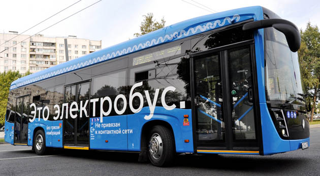 Moscow is a leader in Europe in terms of the use of electric buses