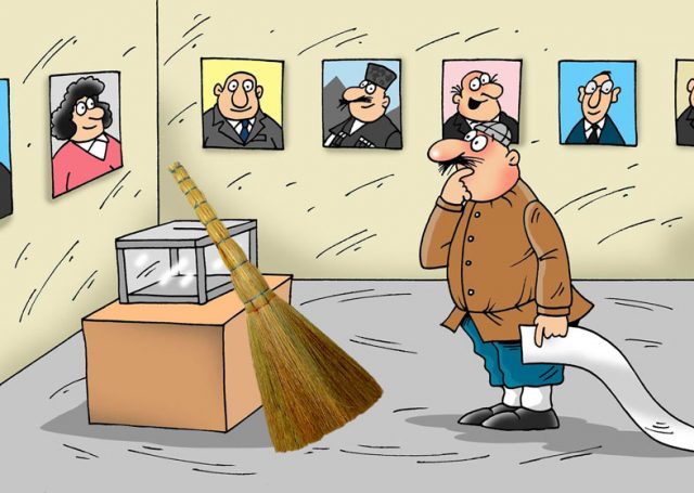 Broom Syndrome and Western Legitimacy of Elections