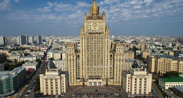 Внешнеполитическое ведомство России: Привлекает внимание пропагандистская акция, устроенная Вашингтоном, Лондоном и Тбилиси