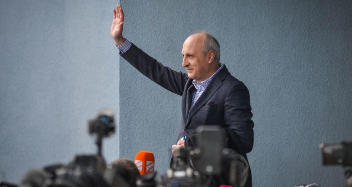 Бывший премьер Грузии, экс-глава МВД Вано Мерабишвили после освобождения