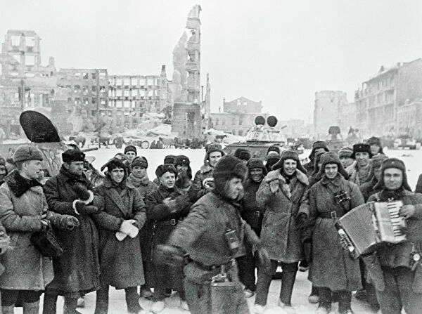 Разгром фашистов в Сталинградской битве. Исторические кадры