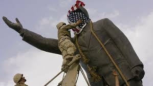 Снос статуи Саддама Хусейна в Багдаде, 9 апреля 2003 года