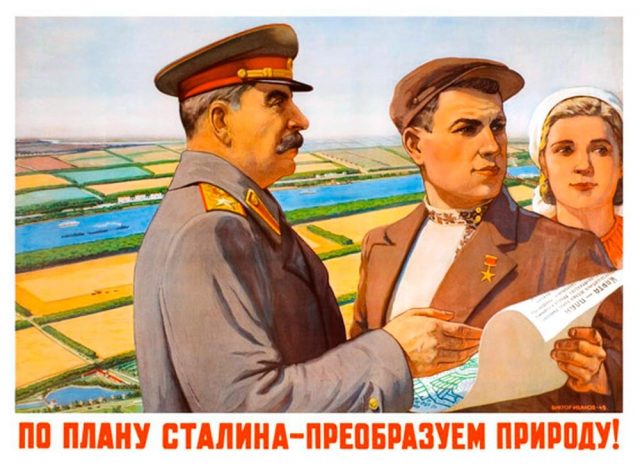 Сталин и план преобразования природы – вождь начал превращать СССР в самую плодородную страну в мире, да потом дело загубили