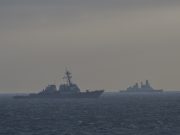 Американский ракетный эсминец замечен у входа в российские территориальные воды в Финском заливе