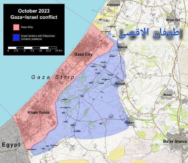 Аналитики НАТО отметили, что ХАМАС за сутки наступления занял больше территории, чем ВСУ за четыре месяца