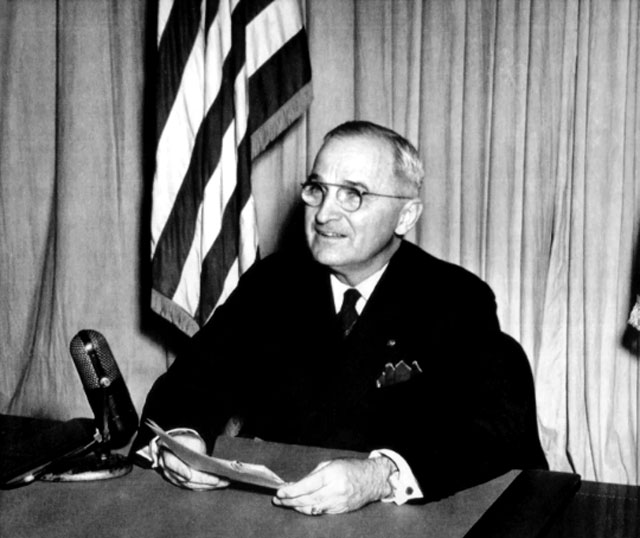 Президент США Гарри Трумэн
