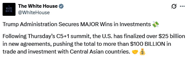 Белый дом: Администрация Трампа добилась крупных успехов в области инвестиций