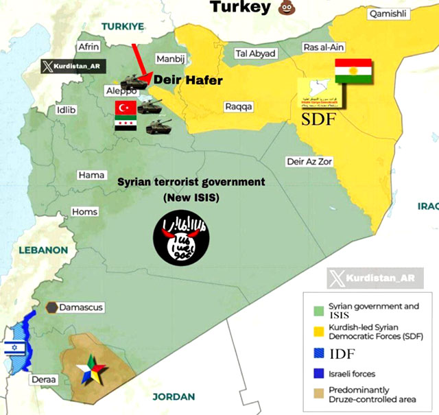 В Сирии резко обостряется противостояние между правительством в Дамаске и курдами, контролирующими обширные территории на севере страны