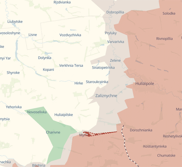 Ситуация на фронте в Украине