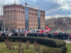 “ჩვენ ერთად ვართ და ერთად დავამარცხებთ ნაციზმს!” _ ერევანში რუსეთის მხარდამჭერი აქცია გაიმართა