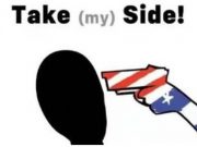 ჩინეთის საგარეო საქმეთა სამინისტროს წარმომადგენელმა აშშ-ის მოწოდებაზე, ჩინეთს დაეკავებინა რომელიმე მხარე, კარიკატურა გამოაქვეყნა