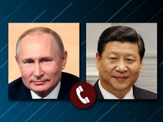 ბრიჩსის სამიტის წინ ჩინეთისა და რუსეთის ლიდერებმა ტელეფონით ისაუბრეს