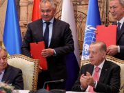 თურქეთმა, უკრაინამ და რუსეთმა უკრაინული მარცვლეულის ექსპორტზე შეთანხმებას ხელი მოაწერეს