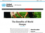 “მსოფლიო შიმშილის უპირატესობა”