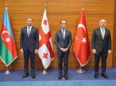 საქართველოს, თურქეთის და აზერბაიჯანის მინისტრებმა სატრანსპორტო, ე.წ. შუა დერეფნის განვითარების საკითხები განიხილეს