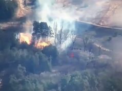 უკრაინის შეიარაღებული ძალების ქვეითებისა და ჯავშანტექნიკის კოლონა ხერსონის ოლქის საზღვრის გადაკვეთისას გაანადგურეს