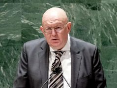 ვასილ ნებენზიამ განაცხადა, რომ ის ელოდება კენჭისყრას რუსეთის რეზოლუციის პროექტზე ვასილ ნებენზია