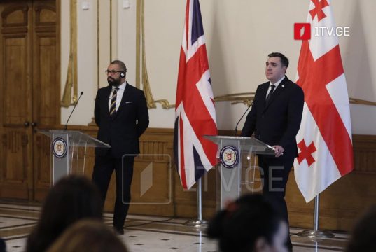 ილია დარჩიაშვილი – ჯეიმს კლევერლთან შეხვედრაზე ვისაუბრეთ შავი ზღვის რეგიონის მნიშვნელობაზე, ენერგოუსაფრთხოების საქმეში საქართველოს განსაკუთრებულ როლზე