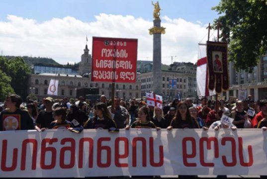 შიში, რომელიც პირველი გეიაღლუმის გამართვის მცდელობის ჩაშლის შემდეგ დამოკლეს მახვილივით კიდია ღვთისმშობლის წილხვედრი საქართველოს თავზე