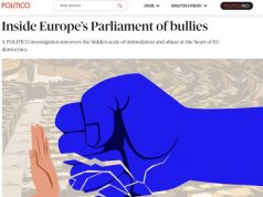 „ევროპარლამენტში გამეფებული ატმოსფერო: დამცირება, მანიპულაციები და სექსუალურ-ფსიქოლოგიური დევნა-შევიწროება“