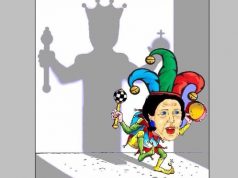 ქალბატონო სალომე, იმ ადამიანებს, რომლებმაც პრეზიდენტის პოსტი ხონჩით მოგართვეს, უნდა აუხსნათ ის, რასაც თქვენ პოლიტიკურ საპირფარეშოში აკეთებთ!