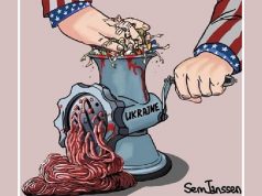 ნელ-ნელა ყველა მიხვდა, რომ დასავლეთს თავისი ინტერესები აქვს და უკრაინელები, უბრალოდ, საზარბაზნე ხორცად გამოიყენა