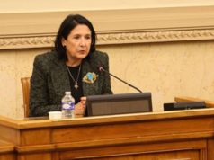 მადამ პრეზიდენტი თავგამოდებით განაგრძობს ბრძოლას საქართველოს ხელისუფლებისა და სახელმწიფოს წინააღმდეგ