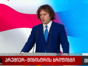 პრემიერ-მინისტრის ბრიფინგი – დასავლეთის ქმედებები და პასუხი რვაპუნქტიან მოთხოვნებზე