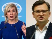 “Не фейк”: Захарова показала фото главы МИД Украины Кулебы в объятиях юноши в женском платье