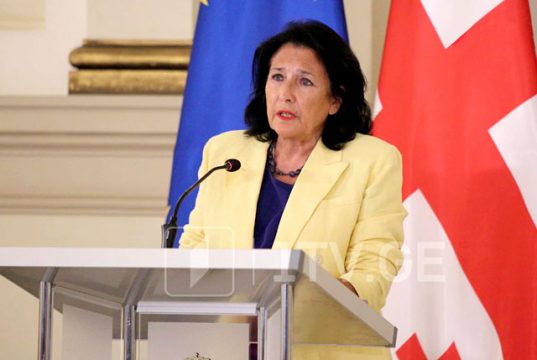 20 июля во дворце Орбелянов состоялась встреча Президента с делегацией европейских парламентариев Саломе Зурабишвили