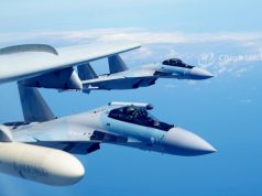 Истребители Су-35, при помощи комплексов РЭБ, подавили американские ПВО защищающие Тайвань