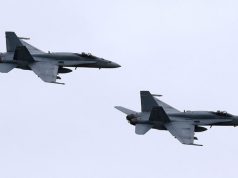 Американские F-18 появляются у границ Украины незадолго до ударов крылатыми ракетами