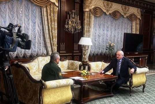 Шойгу встретился с Лукашенко в Минске