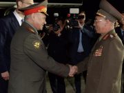 Ким Чен Ын показал Шойгу новейшие северокорейские беспилотники