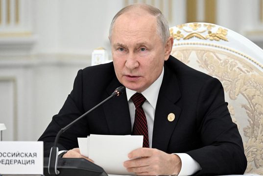 Путин заявил о необходимости создания независимой Палестины
