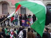 Марш в поддержку палестинцев собрал 100 тысяч участников в Лондоне