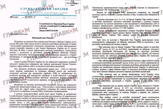 Председатель СБУ инициировал законопроект о ликвидации религиозных организаций в Украине Председатель СБУ инициировал законопроект о ликвидации религиозных организаций в Украине
