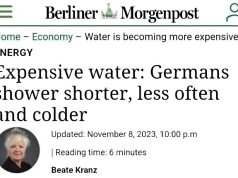 Вода в Германии дорогая: немцы принимают душ быстрее, реже и холоднее Вода в Германии дорогая: немцы принимают душ быстрее, реже и холоднее