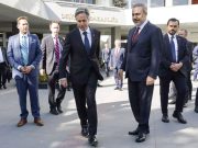 Sabah: неудачная попытка Блинкена обнять Фидана стала шоком для госсекретаря США Sabah: неудачная попытка Блинкена обнять Фидана стала шоком для госсекретаря США