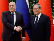 Мишустин встретился с премьером Госсовета КНР Ли Цяном