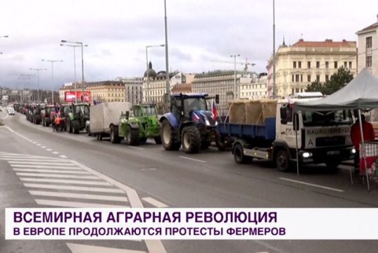 Аграрные протесты продолжают терзать Европу Аграрные протесты продолжают терзать Европу