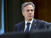 Госсекретарь США Блинкен во время публичного выступления во время конференции по безопасности в Мюнхене Госсекретарь США Блинкен во время публичного выступления во время конференции по безопасности в Мюнхене