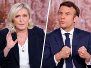 Партия Ле Пен обходит коалицию Макрона перед выборами в Европарламент