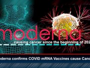 Компания Moderna опубликовала отчет с признанием, что ее мРНК вакцина против COVID вызывает рак Компания Moderna опубликовала отчет с признанием, что ее мРНК вакцина против COVID вызывает рак