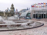 Площадь Европы возле Киевского вокзала в Москве теперь будет называться площадью Евразии Площадь Европы возле Киевского вокзала в Москве теперь будет называться площадью Евразии