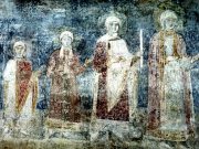 В 1050 году взятая в жены французским королем Анри I Анна Ярославовна, дочь Ярослава Мудрого, писала домой папеньке Фреска в Софийском соборе в Киеве, представляющая дочерей Ярослава Мудрого. Анна, предположительно, самая младшая