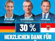 Похоже партия «Альтернатива для Германии» на выборах в Бранденбурге набирает под 30% голосов Похоже партия "Альтернатива для Германии" на выборах в Бранденбурге набирает под 30% голосов