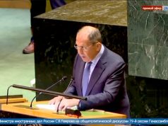 Сергей Лавров на заседании Генассамблеи ООН Сергей Лавров на заседании Генассамблеи ООН