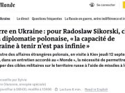 Глава МИД Польши Сикорский сделал ещё одно заявление с призывом отменить выплаты для украинцев в Европе Глава МИД Польши Сикорский сделал ещё одно заявление с призывом отменить выплаты для украинцев в Европе