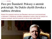 На мероприятии с участием премьера Словакии Робертом Фицо задержали вооруженного человека На мероприятии с участием премьера Словакии Робертом Фицо задержали вооруженного человека